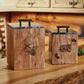 Woodland Bear Small Wood Canister - Wild Wings