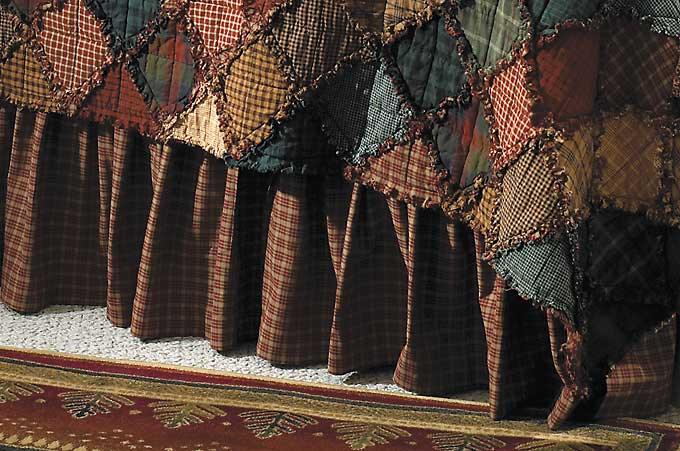 Patchwork Bedskirt (King) - Wild Wings