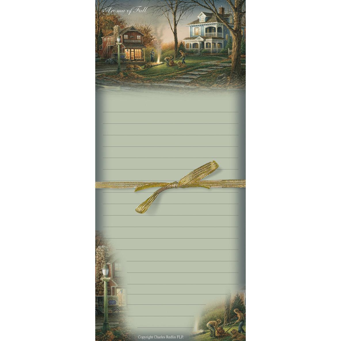 Aroma of Fall Magnetic Note Pad - Wild Wings