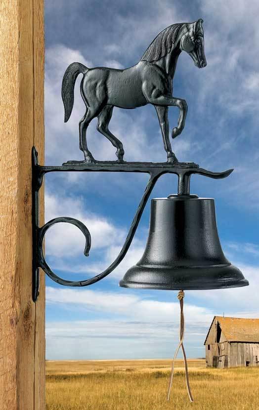 Country Horse Dinner Bell - Wild Wings