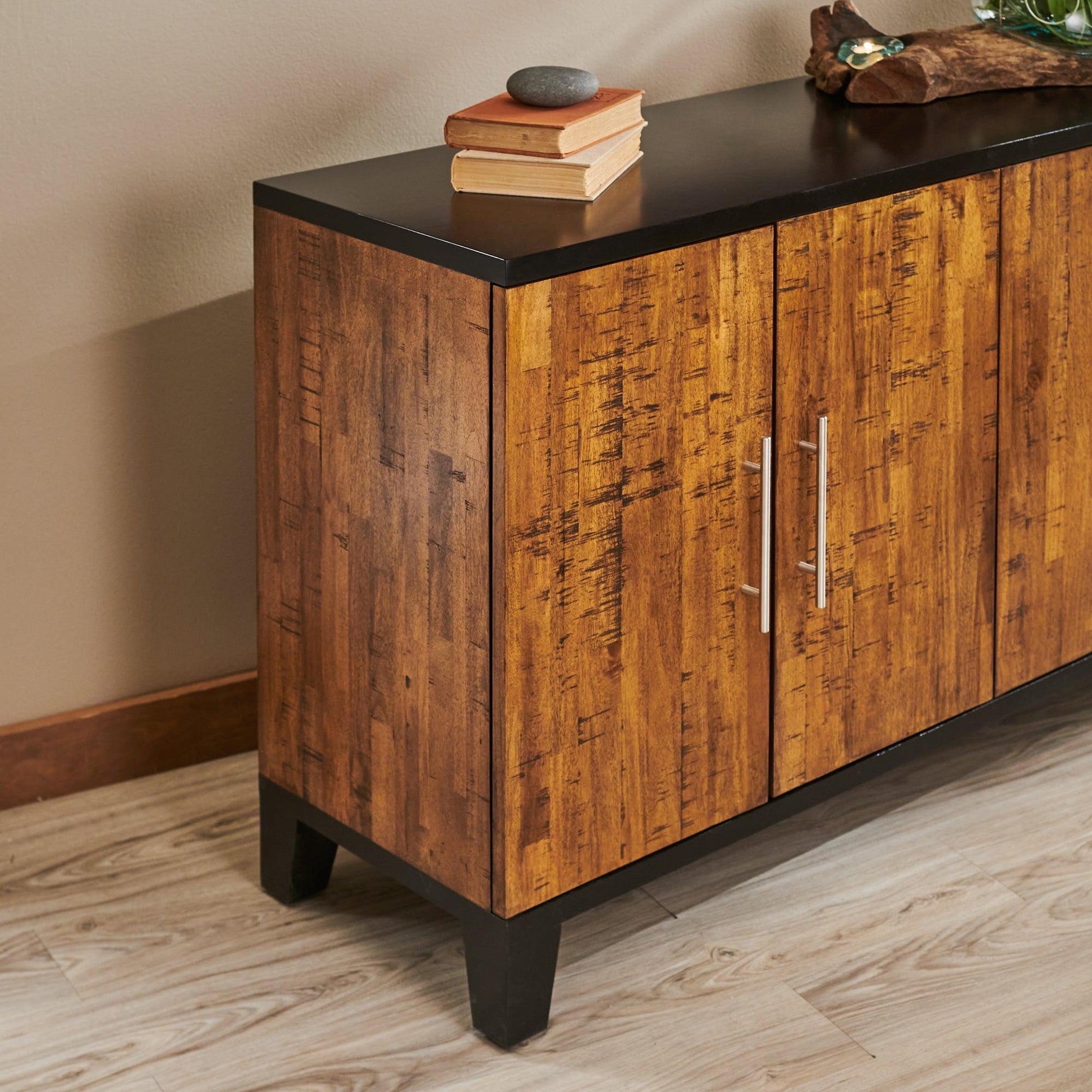 Transitional Console Cabinet Sofa Table