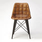 Quilted Leather Chair - Wild Wings