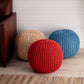 Woven Accent Pouf - Wild Wings