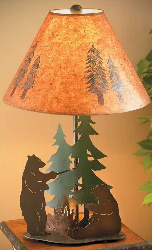 Campfire Bears Table Lamp - Wild Wings