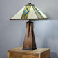 Diamond Turquoise Table Lamp - Wild Wings