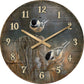 Autumn - Black-capped Chickadees 21" Round Clock - Wild Wings