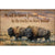 Known Forever - Bison 12" x 18" Wood Sign - Wild Wings