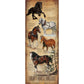 Outstanding Draft Horse Breeds 12" x 30" Wood Sign - Wild Wings