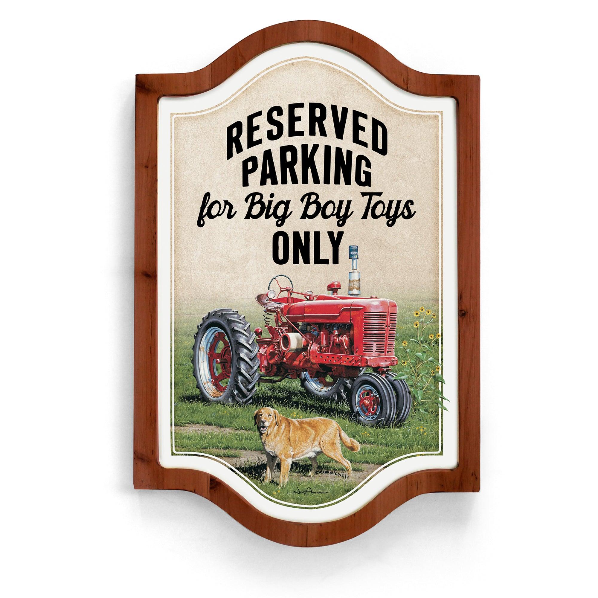 Big Boy Toys - Tractor Vintage Framed Tin Sign - Wild Wings