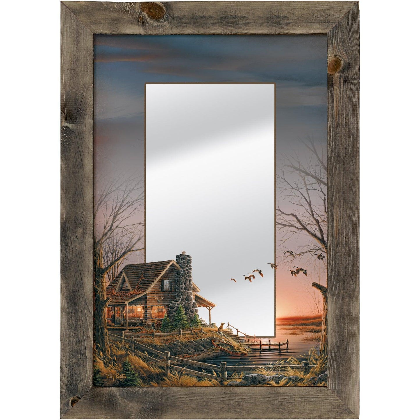 Comforts of Home Large Decorative Mirror - Wild Wings