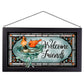 Welcome Friends Stained Glass Art - Wild Wings