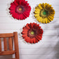 Yellow Daisy Metal Wall Art - Wild Wings