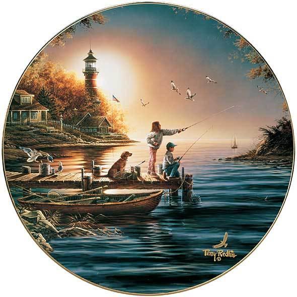 From Sea to Shining Sea Collector Plate - Wild Wings