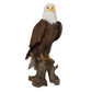 Regal Perched Eagle Sculpture - Wild Wings