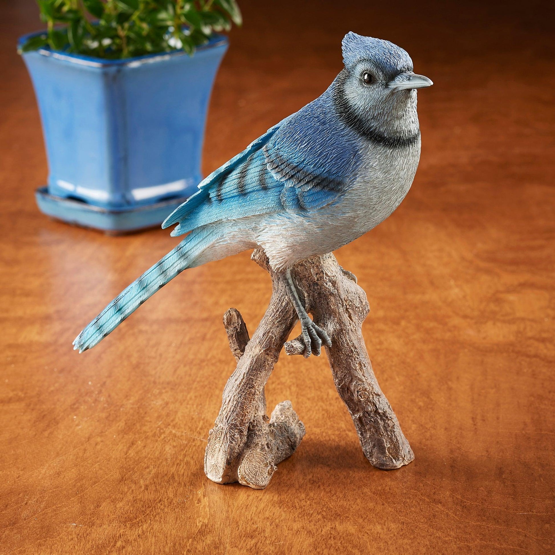 Blue Jay Sculpture - Wild Wings