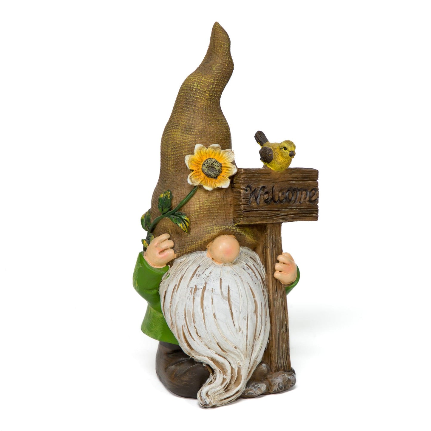 Welcome Gnome Sculpture - Wild Wings