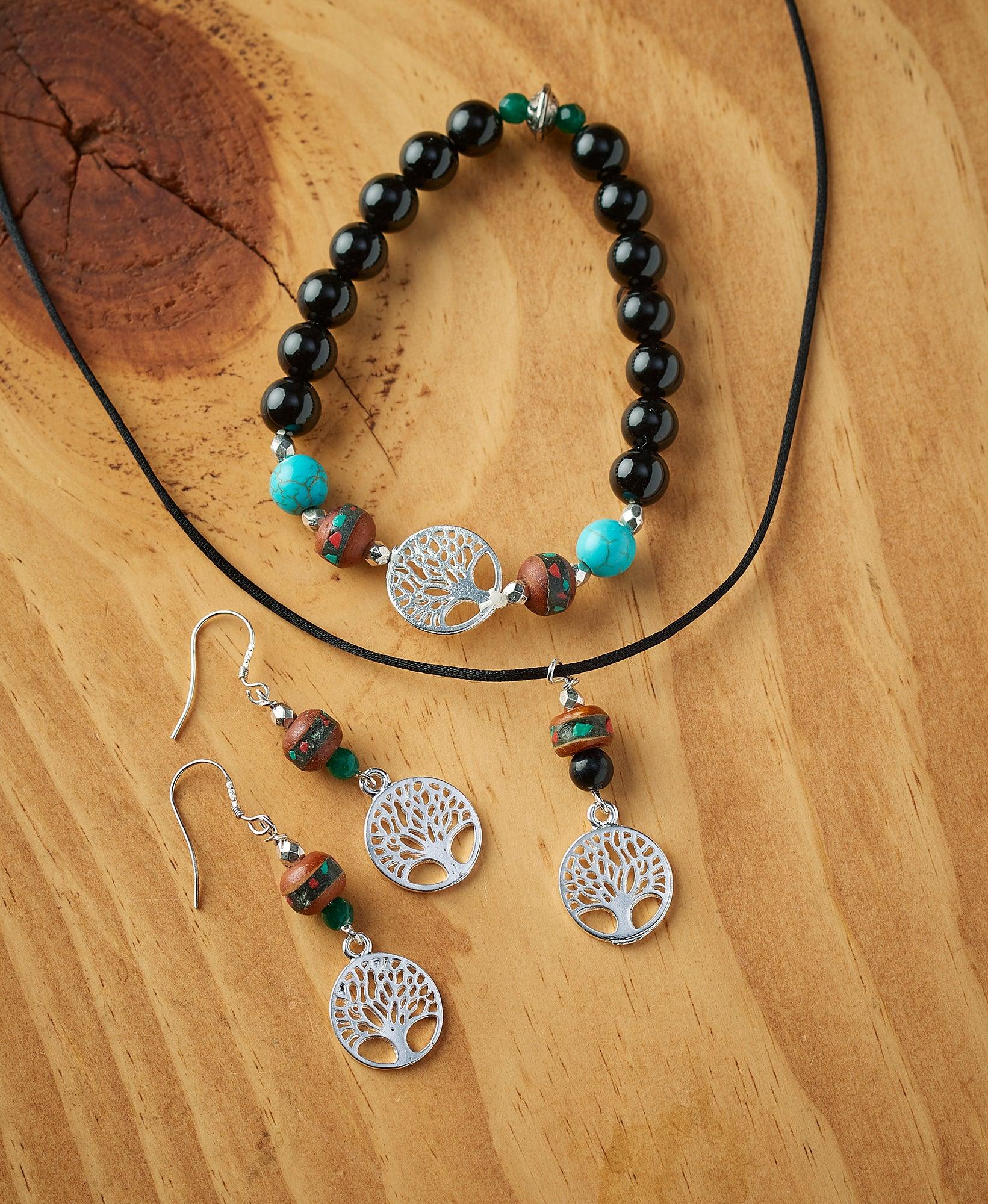 Tree of life hot sale beaded necklace