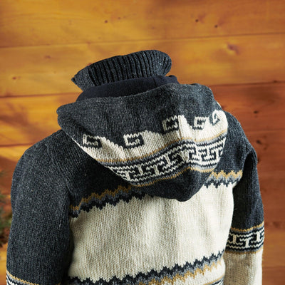 Bear Paw Wool Sweater Jacket - Wild Wings