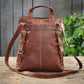 Brown Leather Travel Bag - Wild Wings
