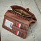 Brown Leather Wallet - Wild Wings