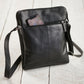 Black Voyager Leather Handbag - Wild Wings