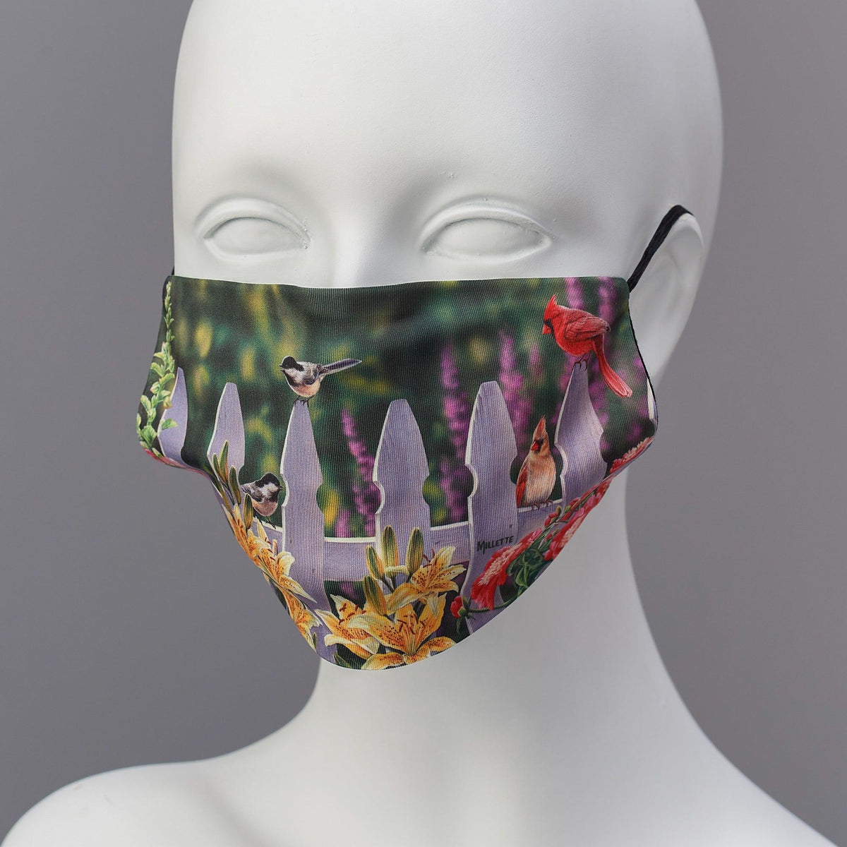 Picket Fences—Songbirds Face Mask - Wild Wings
