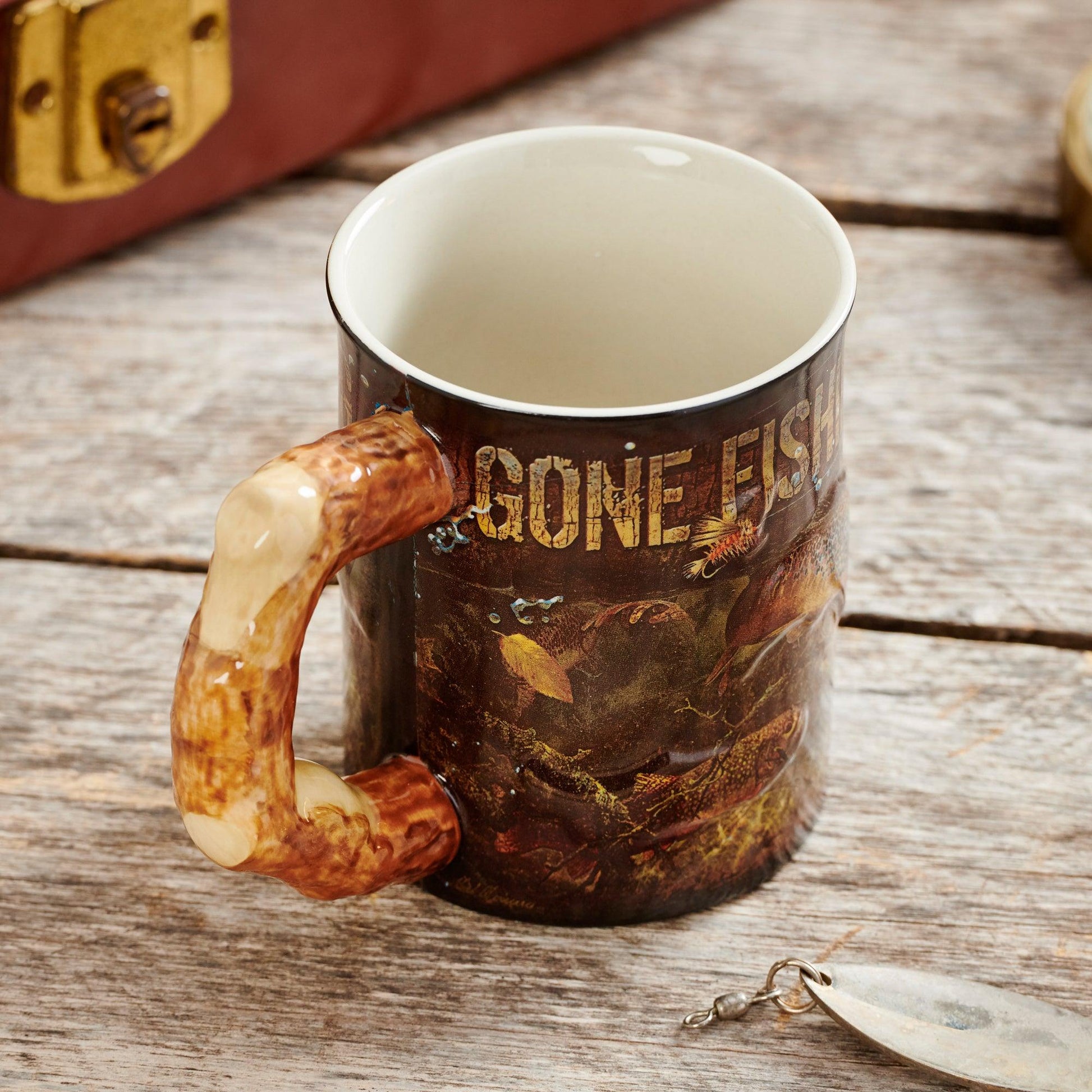 Gone Fishing-Trout Sculpted Mug – Wild Wings