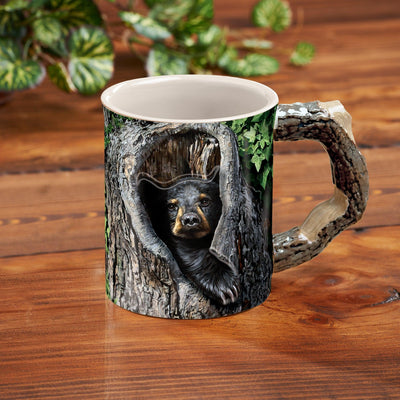 Cubby Hole - Bear Sculpted Mug - Wild Wings