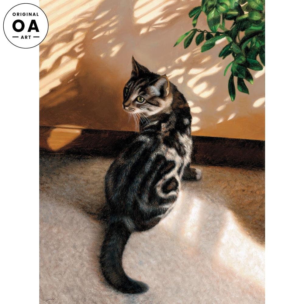 Carpet Leopard—Cat Original Oil Painting - Wild Wings
