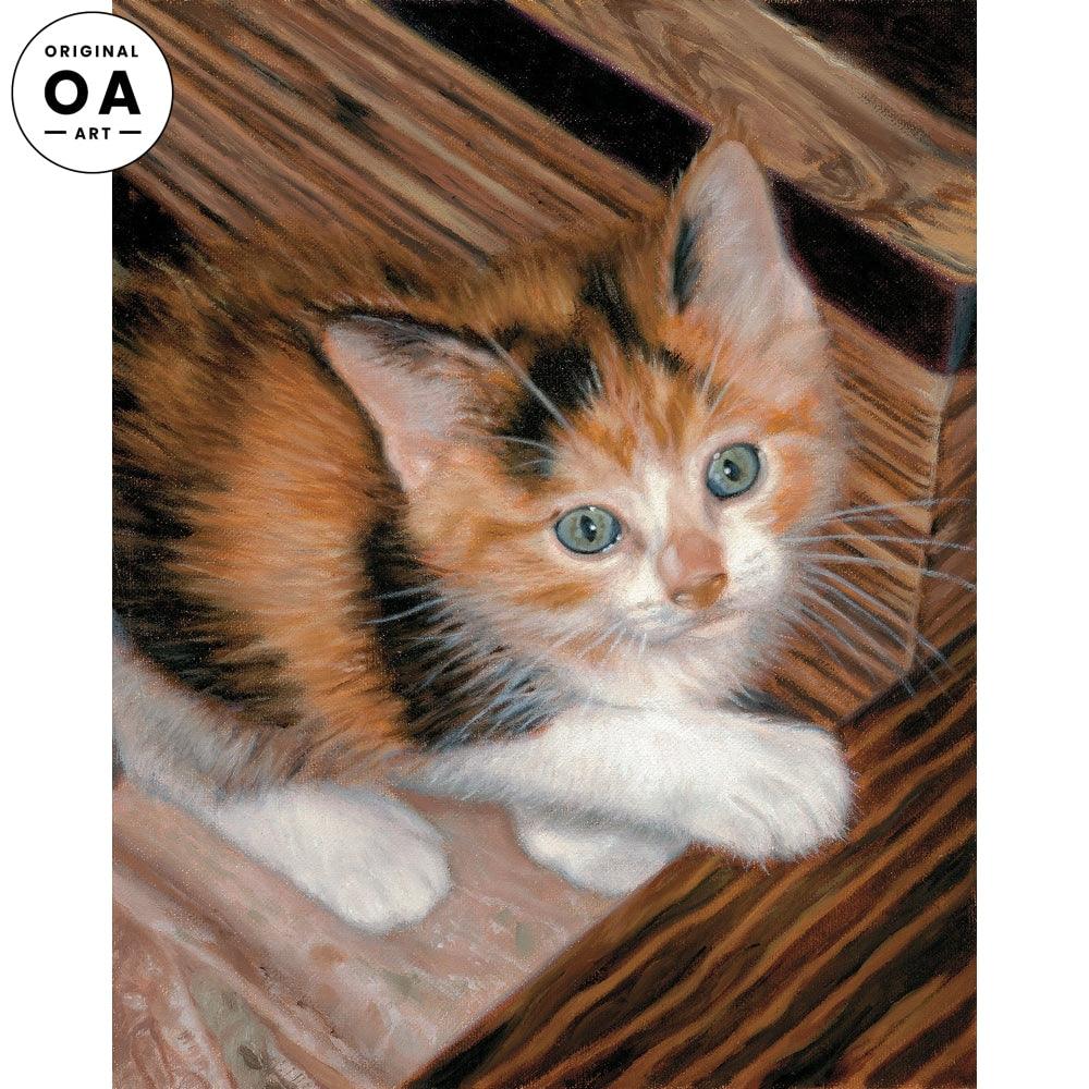 Tabby—Kitten Original Oil Painting - Wild Wings
