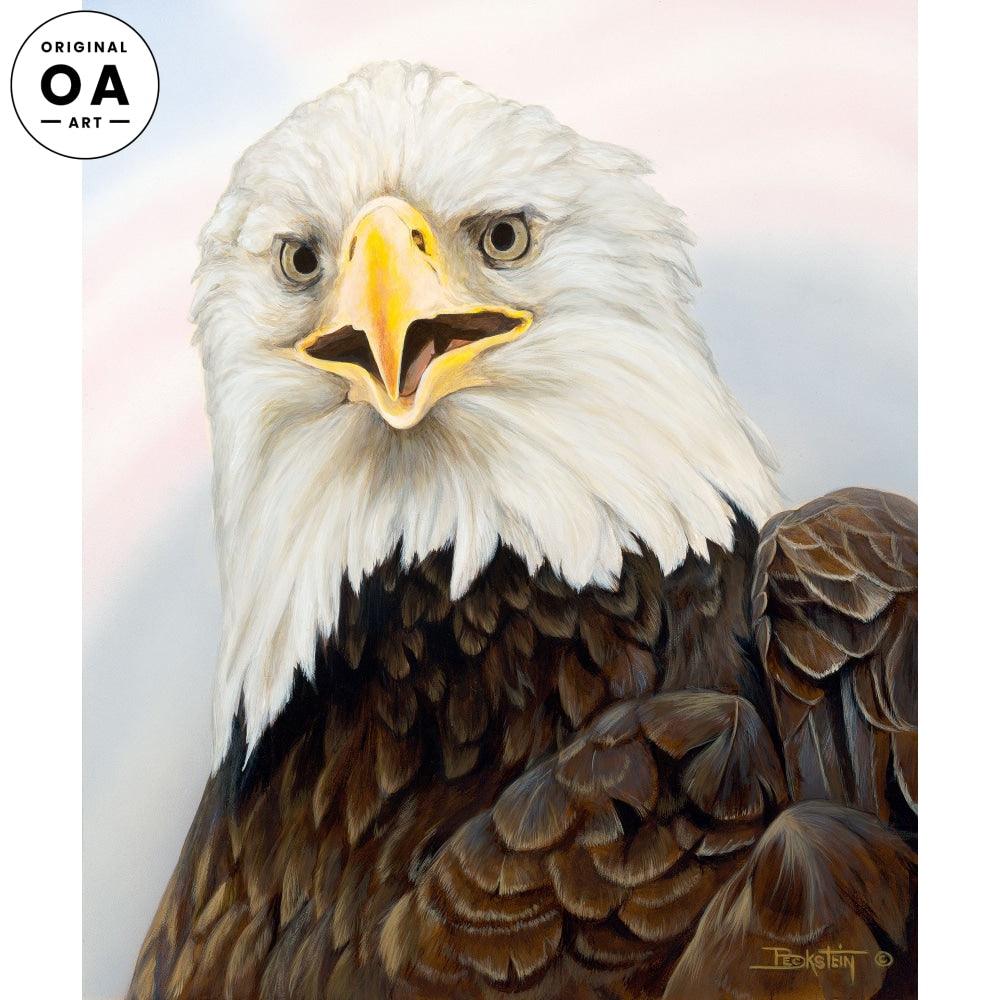 Bald Eagle Original Acrylic Painting - Wild Wings