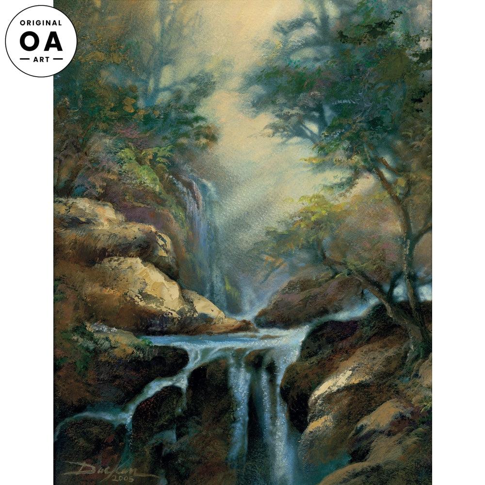The Falls—Waterfall Original Oil Painting - Wild Wings