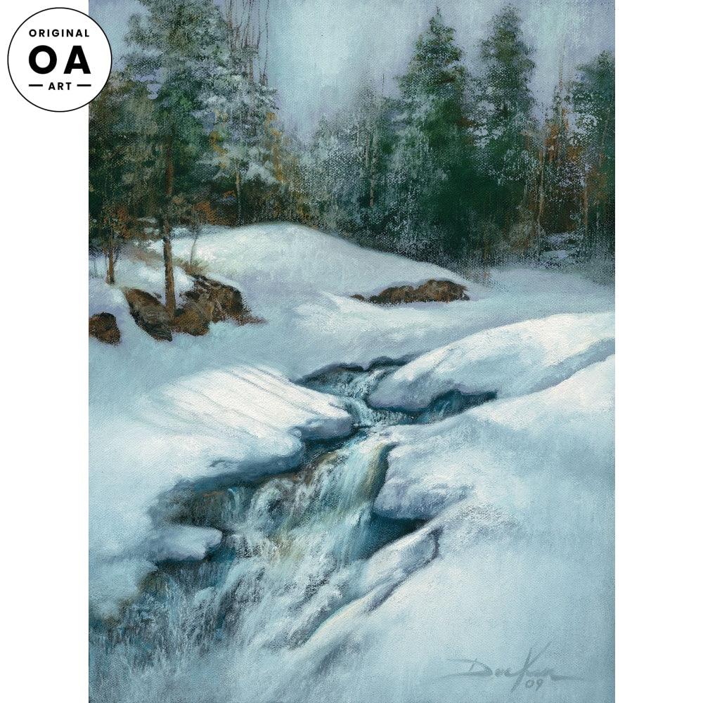 Midwest Falls Original Oil Painting - Wild Wings