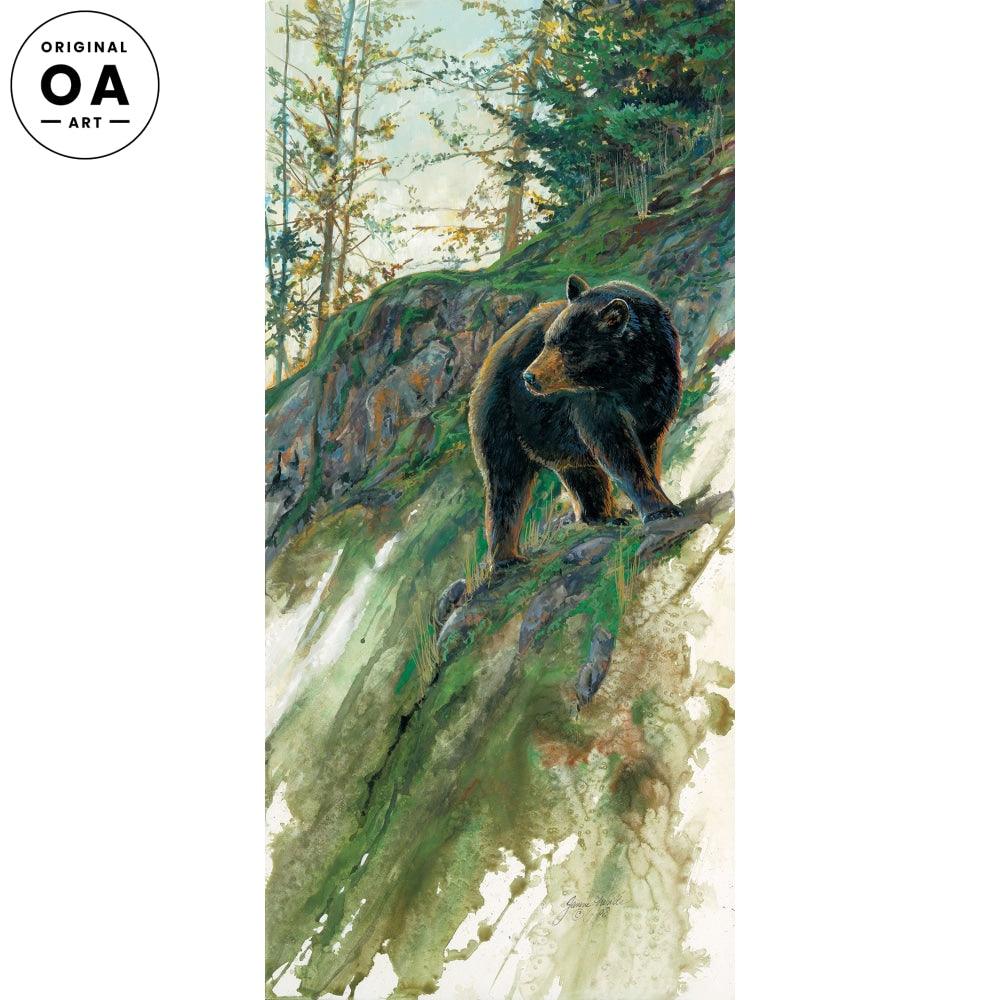 On the North Side—Bear Original Gouache Painting - Wild Wings