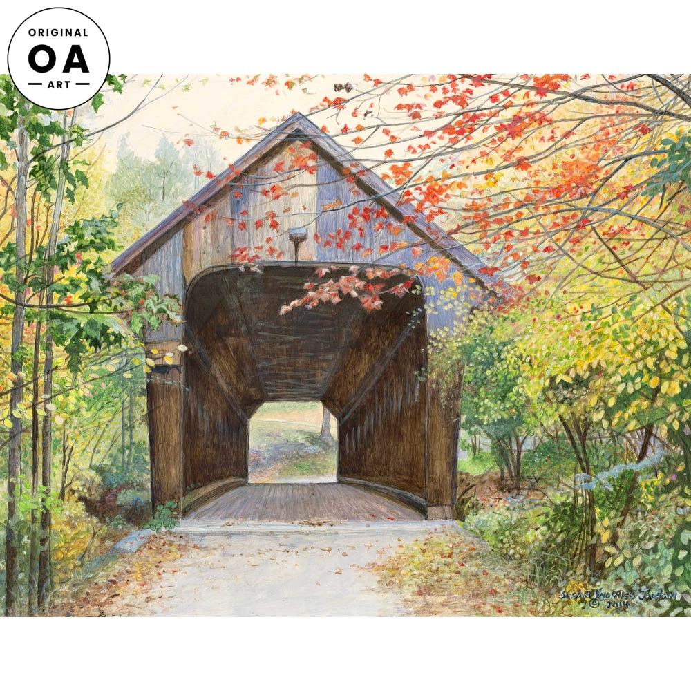 Natures Colors—Bridge Original Acrylic Painting - Wild Wings
