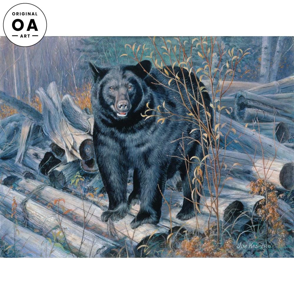 Ant Hunter—Black Bear Original Acrylic Painting - Wild Wings