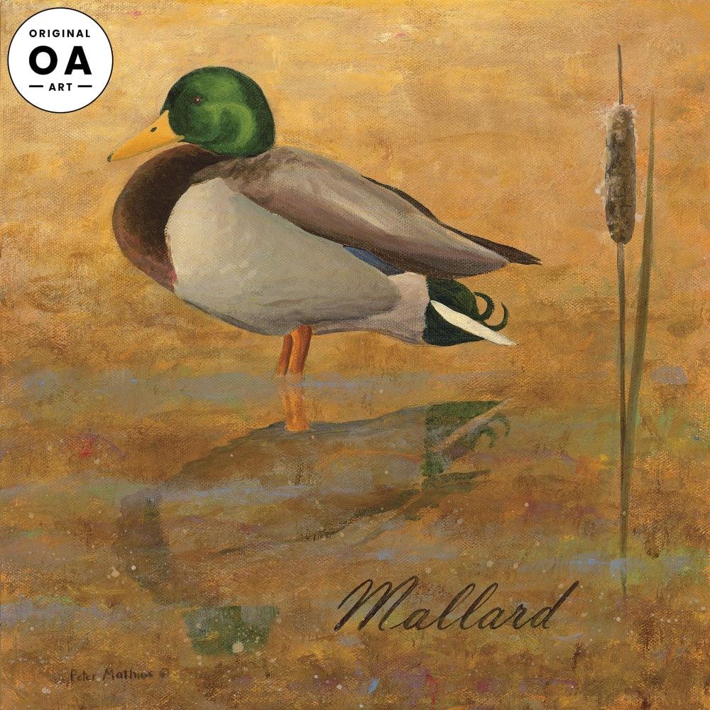 Mallard Original Acrylic Painting - Wild Wings