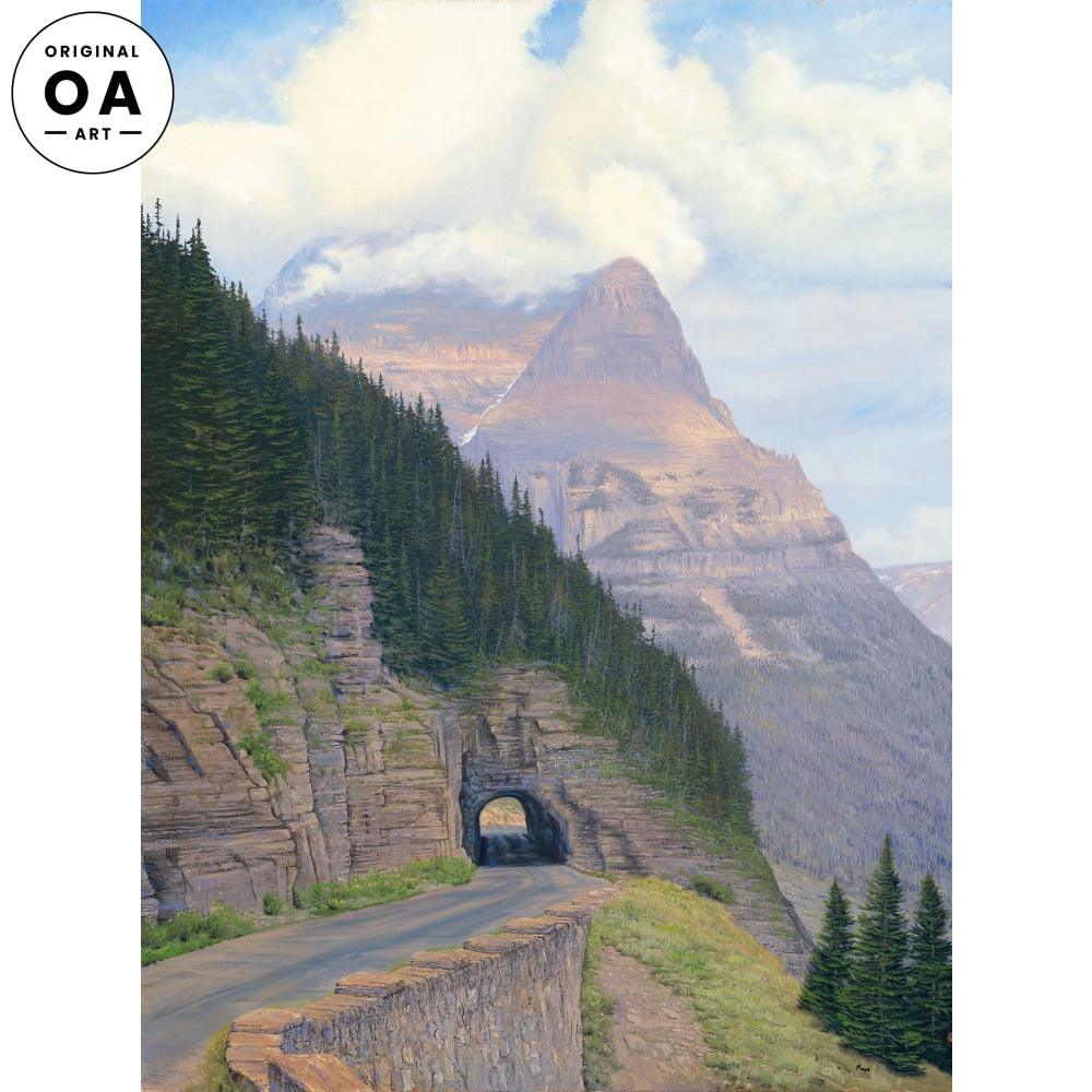 Going to the Sun Road Original Oil Painting - Wild Wings
