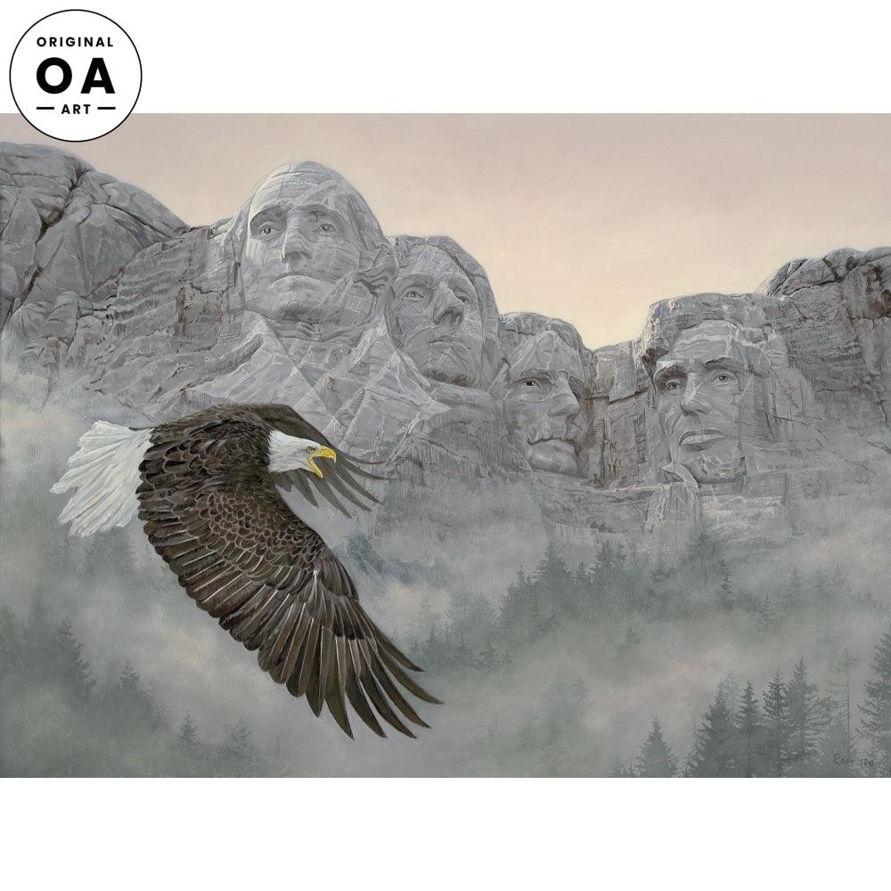 American Splendor—Bald Eagle Original Acrylic Painting - Wild Wings