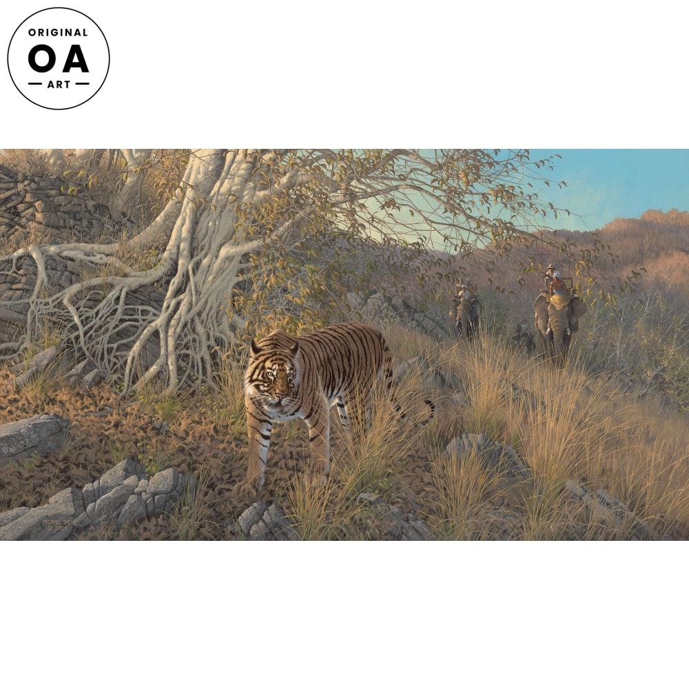 Royal Hunt—Tiger Original Oil Painting - Wild Wings