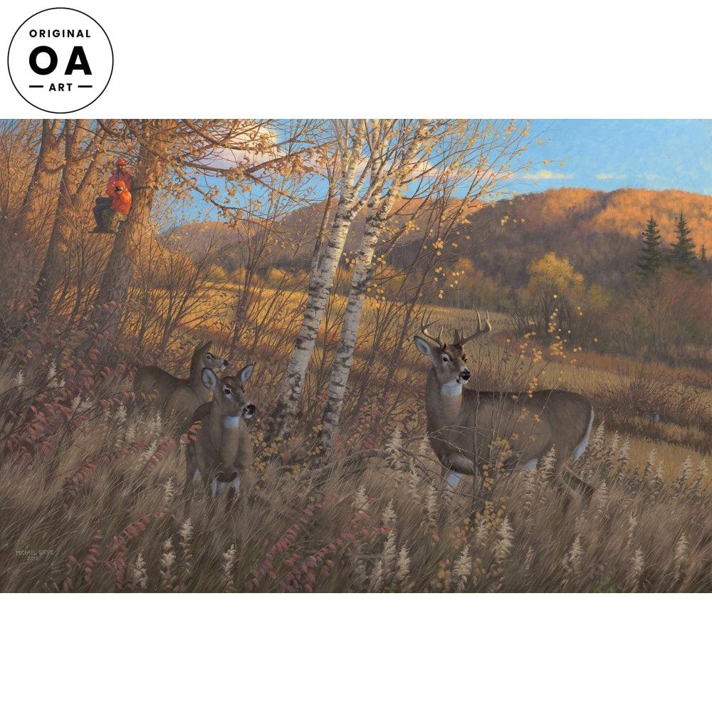 Zone 3; Youth Season—Deer Original Oil Painting - Wild Wings