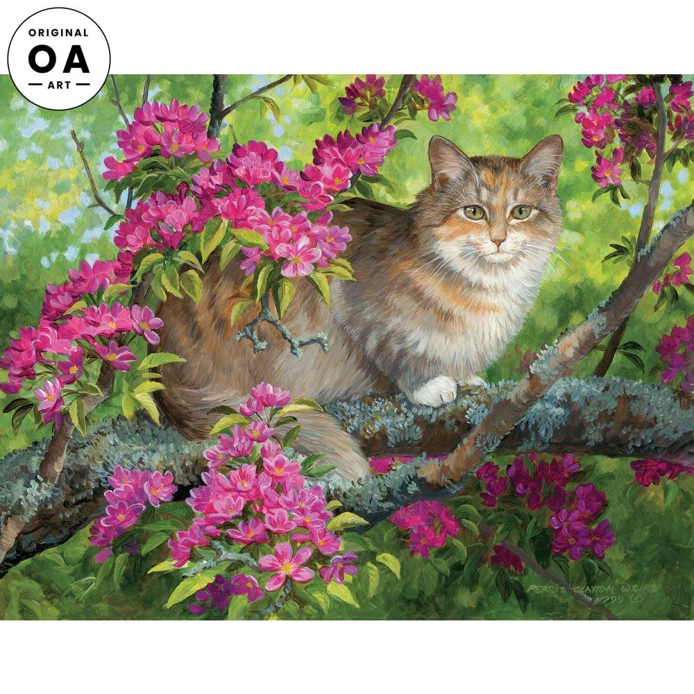 Callie—Cat Original Acrylic Painting - Wild Wings