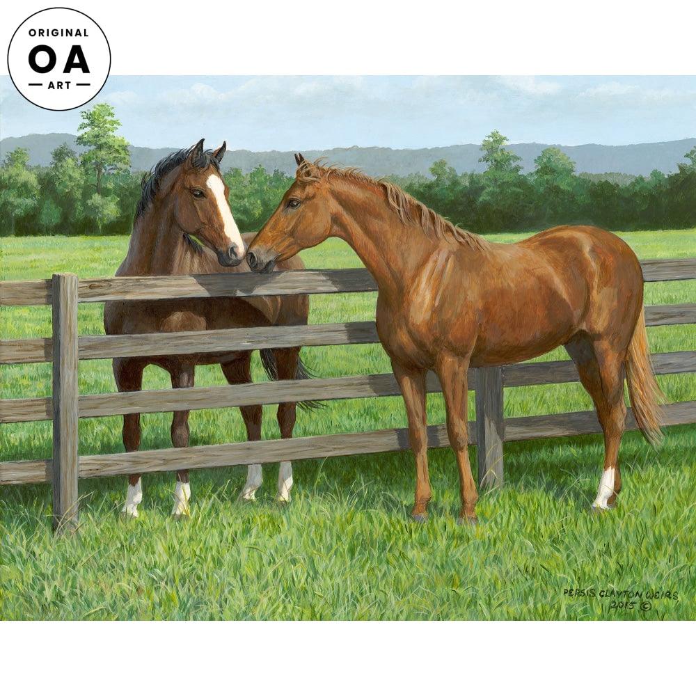 Summer Breeze—Horses Original Acrylic Painting - Wild Wings