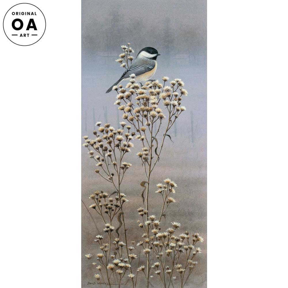 Degree of Dawn—Chickadee Original Acrylic Painting - Wild Wings