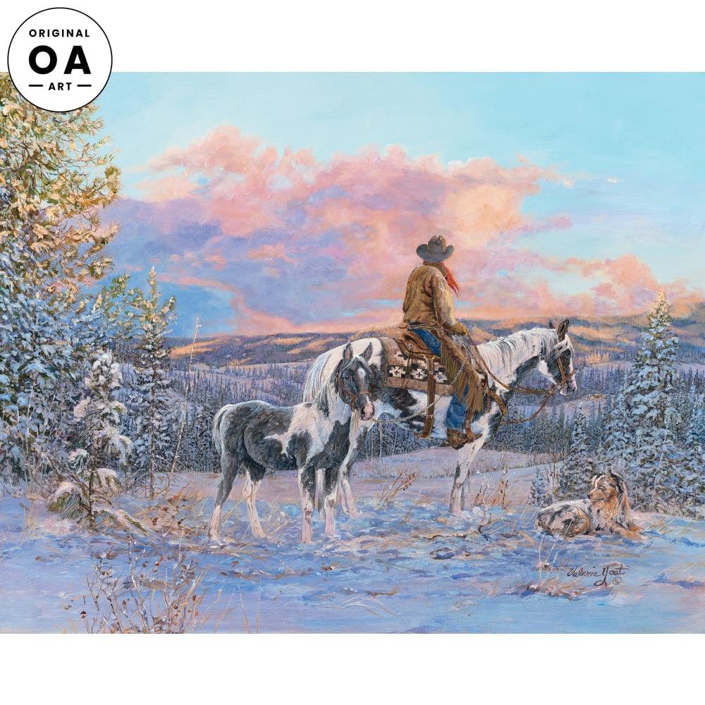 Clearwater Country—Cowboy Original Acrylic Painting - Wild Wings