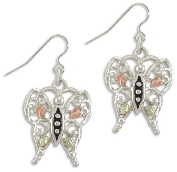Silver Butterfly Earrings - Wild Wings
