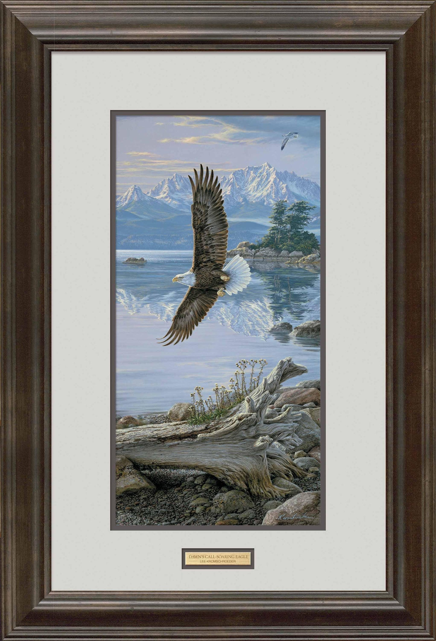 Dawn's Call—Soaring Bald Eagle Art Collection - Wild Wings