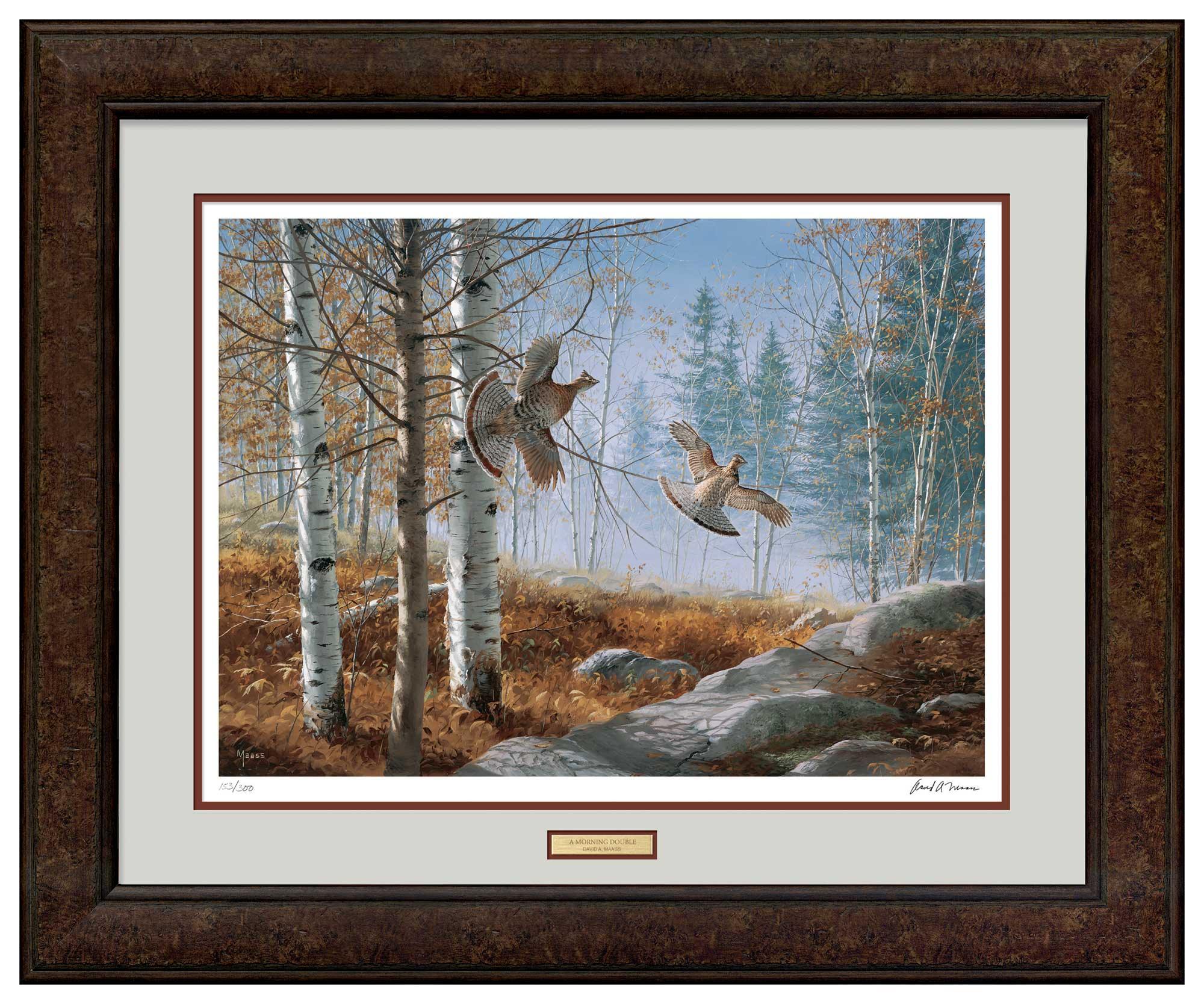 Morning Double—Grouse Art Collection - Wild Wings