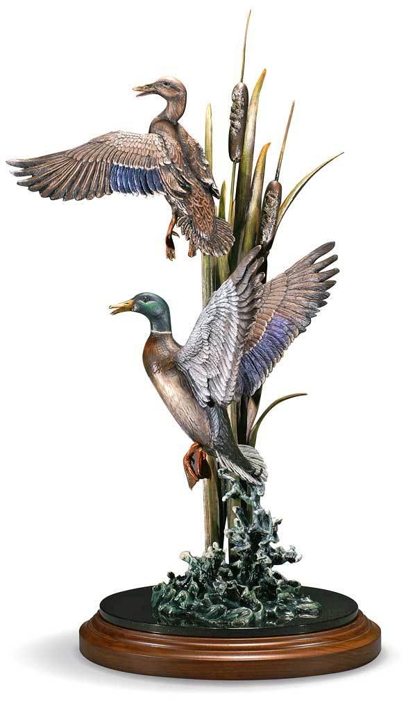 Duck Tales II Original Bronze Sculpture - Wild Wings