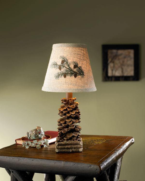 Bayfield Pinecone Accent Lamp - Wild Wings